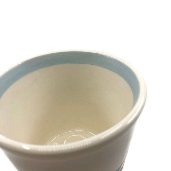 Vintage Ceramic Baby Mug with Bunny Rabbits, Nursery Babies Room Decor - Picture 6 of 9